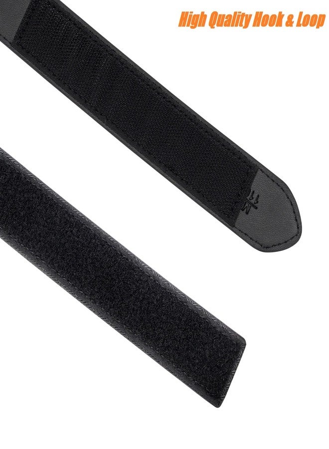 TACNEX Mechanics Belt Buckleless No Scratch Leather Belt Metal Free Tactical Duty Underbelt 1 3/8" Wide Basket Weave M - Image 5